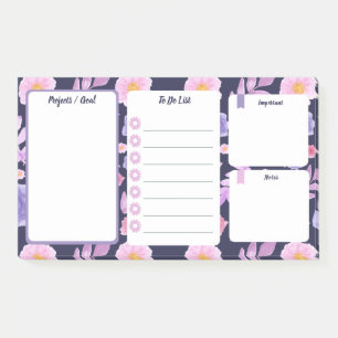 Post-it® To Do List Floral Elegant Original Notes
