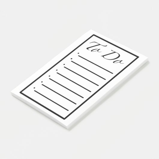 Post-it® To Do List Post it Notes (Incliné)