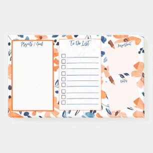 Post-it® To Do List Post-it®Original Floral Post-it® Notes