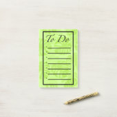 Post-it® To Do List with Monstera Leaves (Sur un bureau)