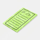 Post-it® To Do List with Monstera Leaves (Incliné)