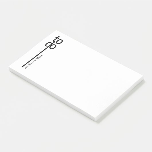 Post-it® To Do Personalized Post It Notes (Incliné)
