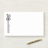 Post-it® To Do Personalized Post It Notes (Sur un bureau)