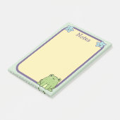 Post-it® Toad De Grenouille Et Étoiles (Incliné)