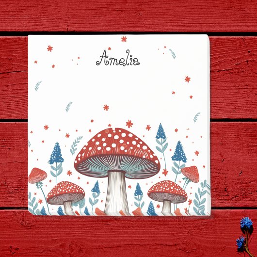 Post-it® Toadstool Whimsical Personnalisé