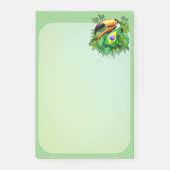 Post-it® Toco Toucan avec drapeau brésilien (Devant)