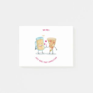 Post-it® Toi Et Moi, La Bière Et La Pizza De Connexion