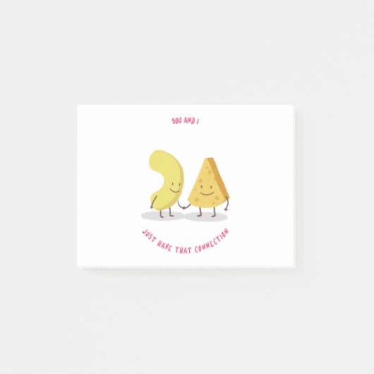 Post-it® Toi Et Moi, La Connexion Mac N Cheese (Devant)