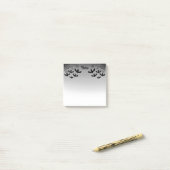 Post-it® Toile d'araignée chauves-souris gothiques (Sur un bureau)