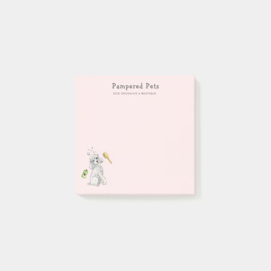 Post-it® Toiletteur pour animaux mignons (Devant)