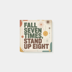 Post-it® Tombez sept fois, relevez-vous huit