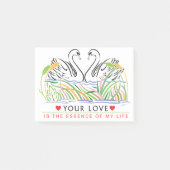 Post-it® Ton amour est l'essence (Devant)