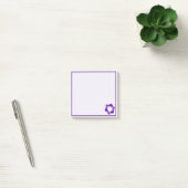 Post-it® Tons de fleurs violettes Notes post-it (Bureau)