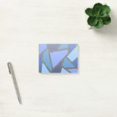 Post-it® Tons de motif en vitrail bleu (Bureau)