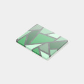 Post-it® Tons de motif en vitrail vert (Incliné)