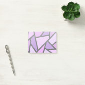 Post-it® Tons du motif en vitrail lilas (Bureau)