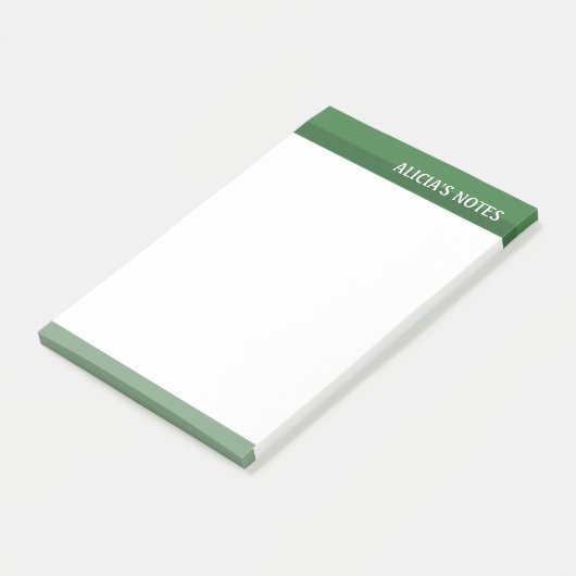 Post-it® Tons verts (Incliné)