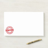 Post-it® Top Secret Confidentiel (Sur un bureau)