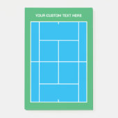 Post-it® Top view court disposition Notes pour les leçons (Devant)