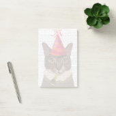 Post-it® Tortoiseshell Chat avec Casquette du Parti (Bureau)