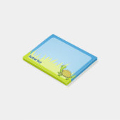 Post-it® Tortue de dessin animé (Incliné)