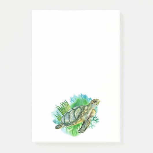 Post-it® Tortue de mer (Devant)