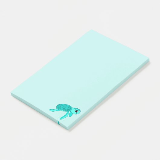 Post-it® Tortue de mer cool de Turtley (Incliné)