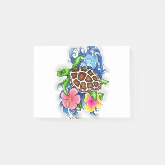 Post-it® Tortue de mer tropicale (Devant)