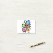 Post-it® Tortue de mer tropicale (Sur un bureau)