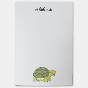 Post-it® tortue de sourire mignonne