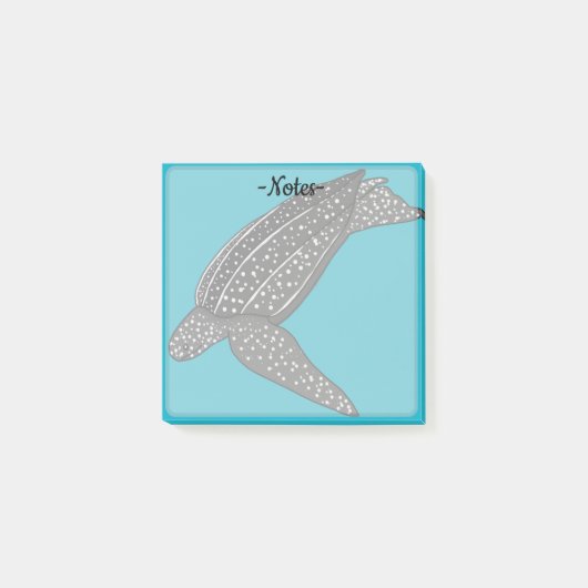 Post-it® Tortue luth (Devant)