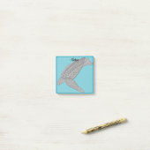 Post-it® Tortue luth (Sur un bureau)