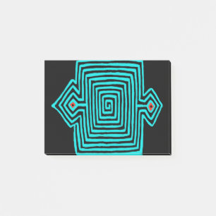 Post-it® Tortue Mola Panama - Noir Bleu