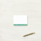 Post-it® Tortues de mer mignonnes sur l'eau (Sur un bureau)