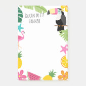 Post-it® Toucan Tropical Coloré (Devant)