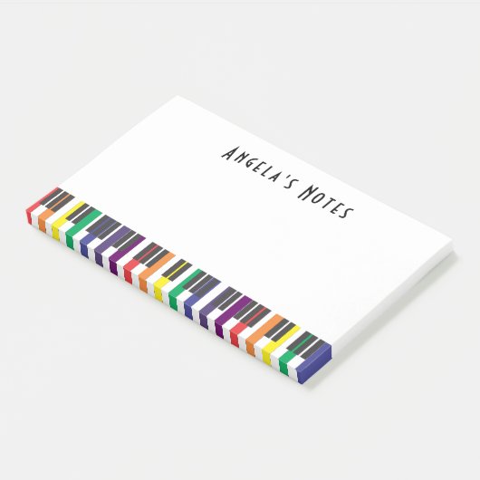 Post-it® Touches de piano arc-en-ciel (Incliné)