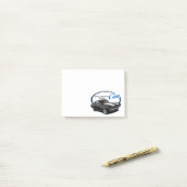 Post-it® Toujours en voiture (Sur un bureau)