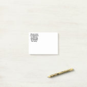 Post-it® Toujours porter une mégaphone (Sur un bureau)