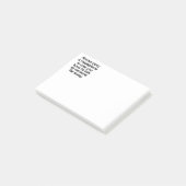 Post-it® Toujours porter une mégaphone (Incliné)