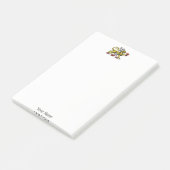 Post-it® Tour Lion Fleur de Lis Crest Emblem C (Incliné)