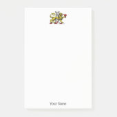 Post-it® Tour Lion Fleur de Lis Crest Emblem C (Devant)