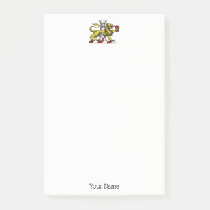 Post-it® Tour Lion Fleur de Lis Crest Emblem C