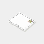 Post-it® Tour Lion Fleur de Lis Crest Emblem C (Incliné)