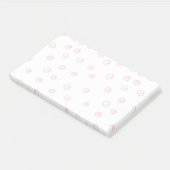 Post-it® tourbillon blanc moderne (Incliné)