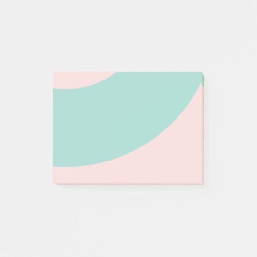 Post-it® Tourbillons roses et verts (Devant)