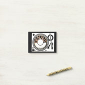 Post-it® Tourne-disque DENNIS (Sur un bureau)