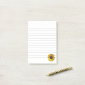 Post-it® Tournesol (Sur un bureau)