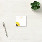 Post-it® tournesol customisé (Bureau)