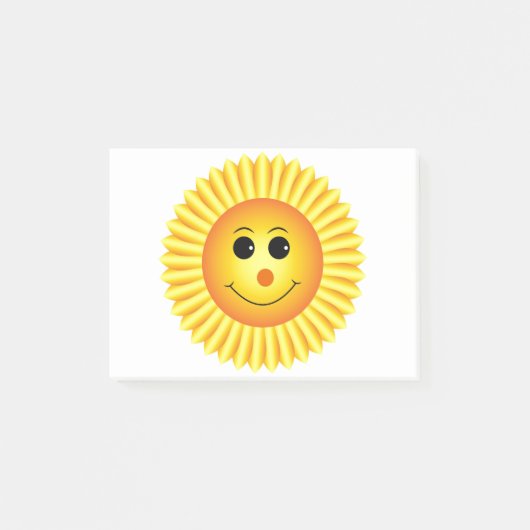 Post-it® Tournesol de sourire (Devant)