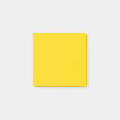 Post-it® Tournesol Jaune Couleur solide (Devant)